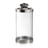 BLACK ORCHID CANISTER LARGE - La Perla Home in Montrose CA