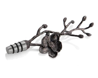 BLACK ORCHID WINE STOPPER - La Perla Home in Montrose CA