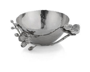 WHITE ORCHID NUT BOWL - La Perla Home in Montrose CA