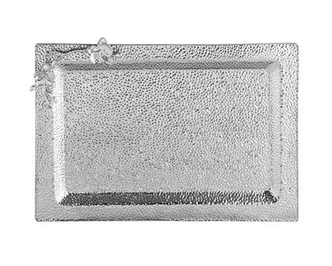 WHITE ORCHID GLASS TRAY - La Perla Home in Montrose CA