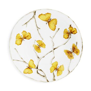 Butterfly Ginkgo Gold Salad Plate