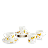 Butterfly Ginkgo Gold Demitasse Set