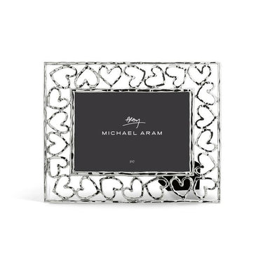 Heart Frame 5x7 - Silver