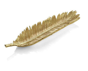 SAGO PALM BREAD PLATE GOLD - La Perla Home in Montrose CA