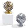 Armenian Lord's Prayer Globe w/ Stand
