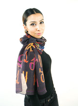 Armenian Alphabet Scarf #1 - Anet's Collection - 6