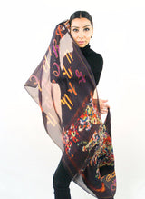 Armenian Alphabet Scarf #1 - Anet's Collection - 1