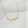14K Gold Armenian Name Necklace