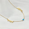 14K Gold Armenian Two Name Necklace