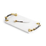 Golden Ginkgo Large Cheese Board w/ Knife