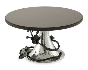 Black Orchid Cake Stand - La Perla Home in Montrose CA