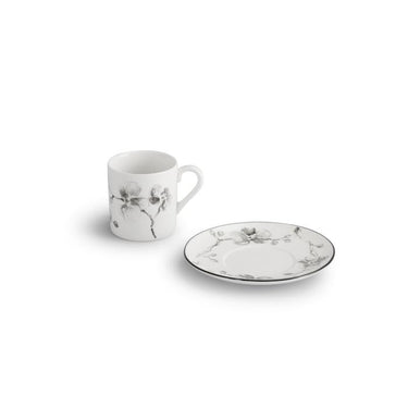Black Orchid Demitasse Set