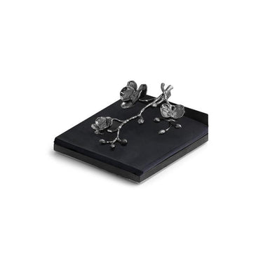Black Orchid Dinner Napkin Holder