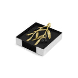 Olive Branch Gold Cocktail Napkin Holder