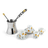 Pomegranate Coffee Pot & Demitasse Set