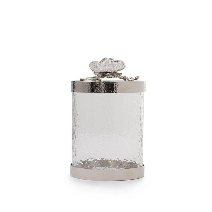 White Orchid Canister Small