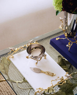 Lovebirds Silver & Gold