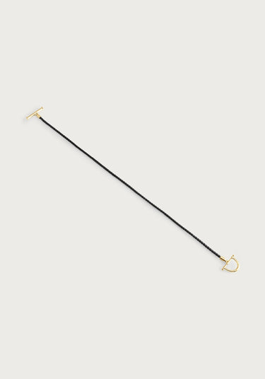 Cheval Leather Wrap Bracelet, Gold