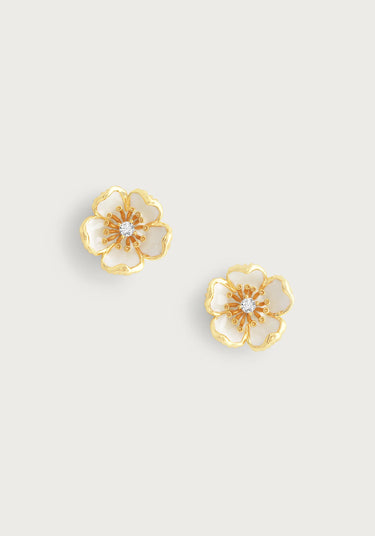 Wildflowers Enamel Stud Earrings