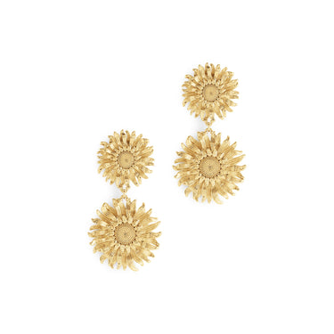 Sunflower Drop Earrings