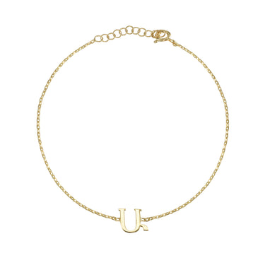 Armenian Initial Bracelet Gold