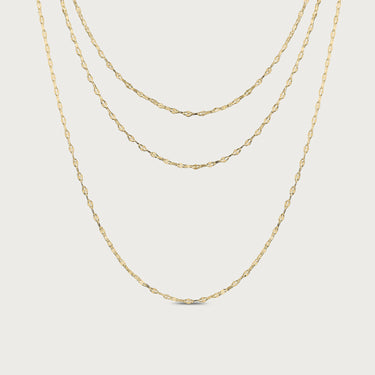 Triple Layer Shimmery Necklace