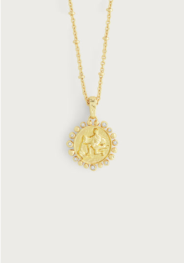 Zodiac Necklace Aquarius