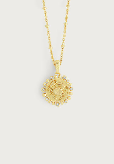 Zodiac Necklace Cancer