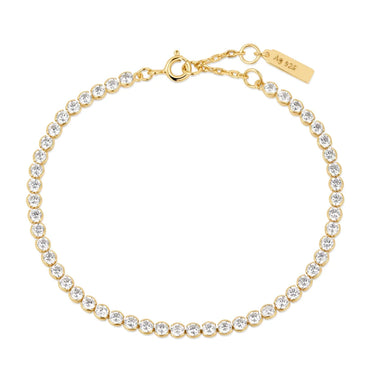 Row Bezel Set Bracelet