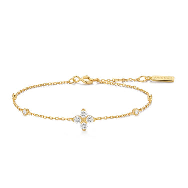 Sparkling Lucky Clover Bracelet