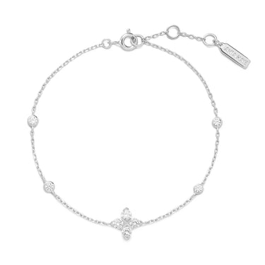 Sparkling Lucky Clover Bracelet