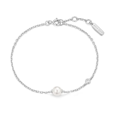 Shell Pearl & Bezel-Set Sparkle Bracelet