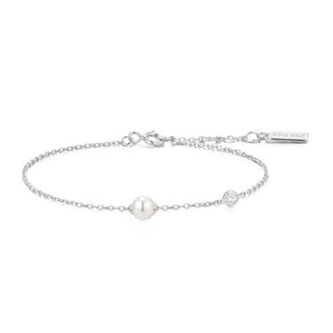 Shell Pearl & Bezel-Set Sparkle Bracelet