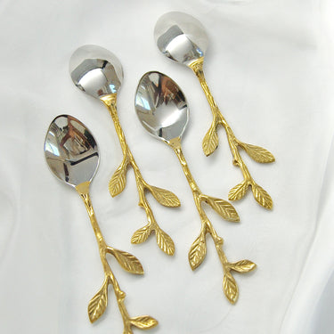 Leaf Dessert Spoons