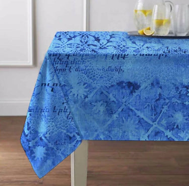 Infinite Blue Tablecloth