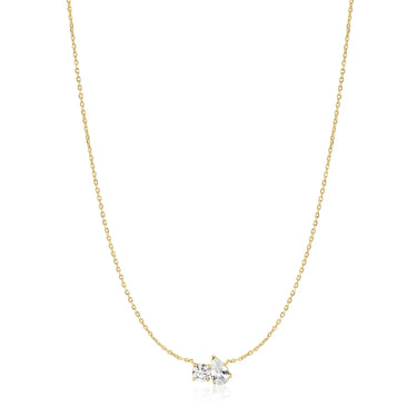 Gold Toi & Moi Necklace