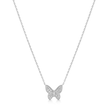 Butterfly Pavé Necklace