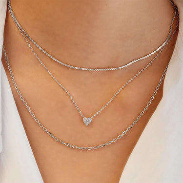 Pavé Heart Necklace