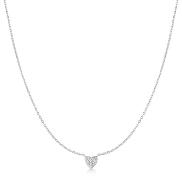 Pavé Heart Necklace