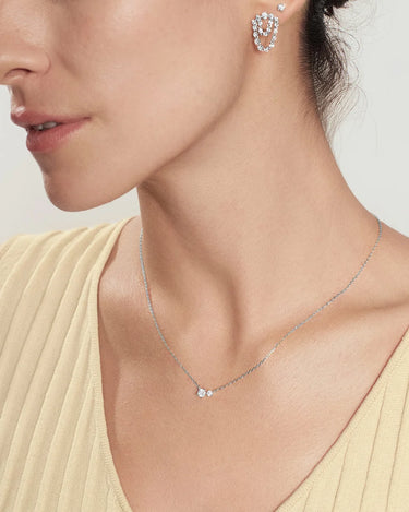 Prong Set Duo Necklace
