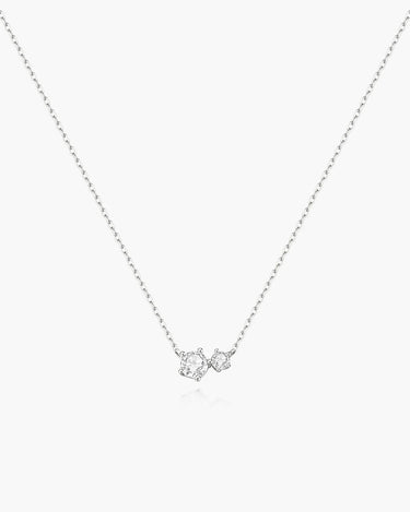 Prong Set Duo Necklace