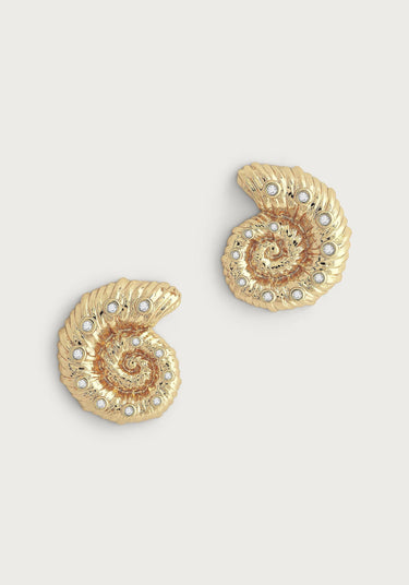 Shell Stud Earrings