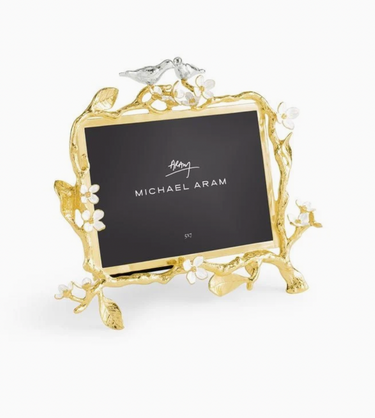 Lovebirds Silver & Gold 5 x 7 Frame