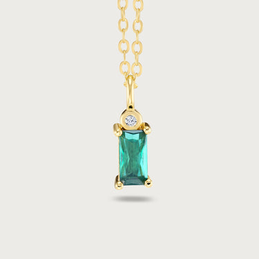 Emerald Pendant Necklace