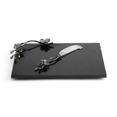 Black Orchid Cheeseboard & Knife