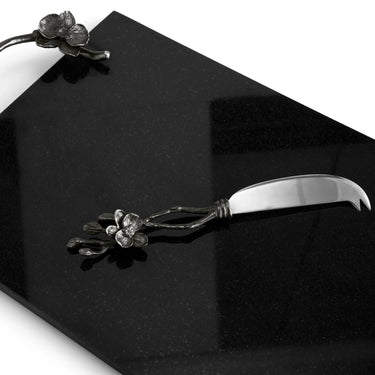 Black Orchid Cheeseboard & Knife