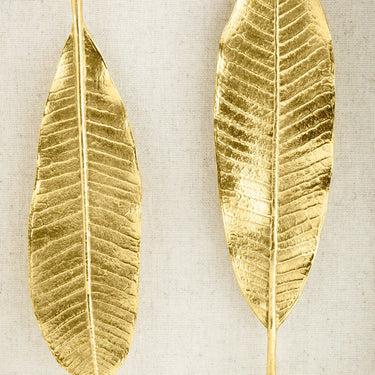 Champa Leaf Fabric Shadow Box