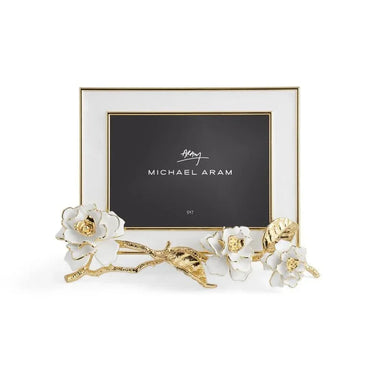 Gardenia Enameled White Frame (5X7)