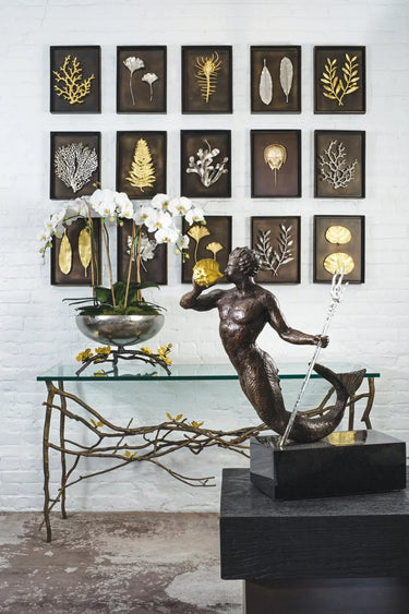 Fern Fabric Shadow Box