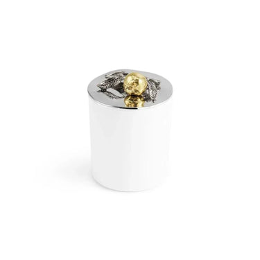 Pomegranate Silver & Gold Scented Candle, 8 oz.